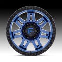 Fuel Syndicate D813 Dark Blue Custom Truck Wheels 4